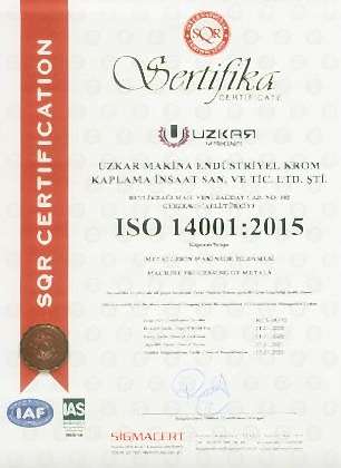 İso 14001 Çevre Yönetim Sistemi